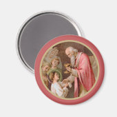 Sint Tarcisius die de Eucharist ontvangt (BL 02) Magneet (Voorkant / Achterkant)