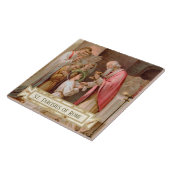 Sint Tarcisius die de Eucharist ontvangt (BL 02) Tegeltje (Zijkant)