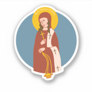 Sint Tatiana van Rome Sticker