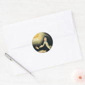 Sint-Teresa van Avila Ronde Sticker (Envelop)
