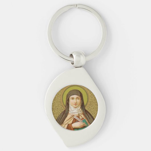 Sint-Teresa van Avila (SNV 27) Swirl Sleutelhanger (Voorkant)