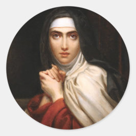Sint-Teresa van Jezus Ronde Sticker
