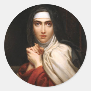Sint-Teresa van Jezus Ronde Sticker