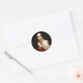 Sint-Teresa van Jezus Ronde Sticker (Envelop)