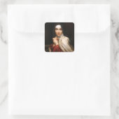 Sint-Teresa van Jezus Vierkante Sticker (Tas)