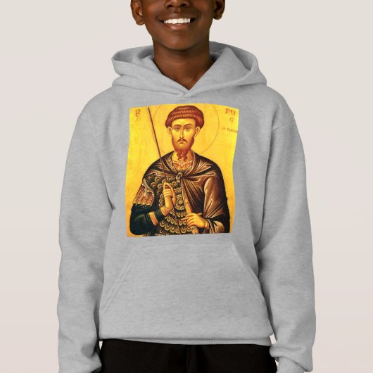 Sint Theodorus Tiron orthodoxe icoon (Voorkant)