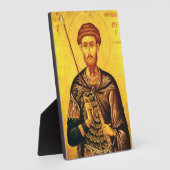 Sint Theodorus Tiron orthodoxe icoon Fotoplaat (Zijkant)