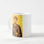 Sint Theodorus Tiron orthodoxe icoon Koffiemok (Voorkant links)