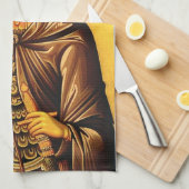 Sint Theodorus Tiron orthodoxe icoon Theedoek (Quarter Fold)
