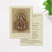 Sint-Therese katholieke begrafenisherdenkingsmonum Visitekaartje (Bureau)