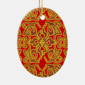 Sint-Thérèse of Lisieux-kerstversiering Keramisch Ornament (Achterkant)
