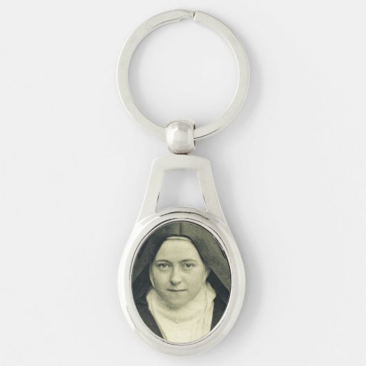 Sint Therese van het Kind Jezus en het Heilig Aans Sleutelhanger (Voorkant)