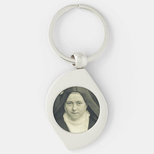 Sint Therese van het Kind Jezus en het Heilig Aans Sleutelhanger (Voorkant)