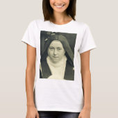 Sint-Therese van het kind Jezus en het Heilige Gez T-shirt (Voorkant)