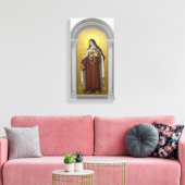 Sint Therese van het Kind Jezus Katholieke Karmeli Canvas Afdruk (Insitu (Woonkamer))