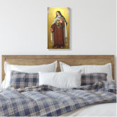 Sint Therese van het Kind Jezus Katholieke Karmeli Canvas Afdruk (Insitu (Slaapkamer))