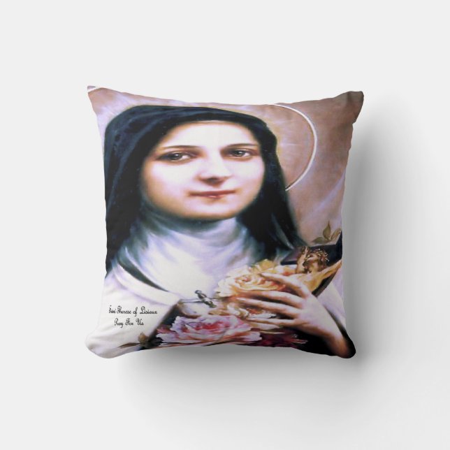Sint Therese van Lisieux Kussen (Voorkant)