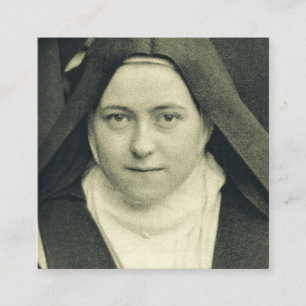 Sint Theresia van het Kind Jezus en het Heilig Aan Vierkante Visitekaartje