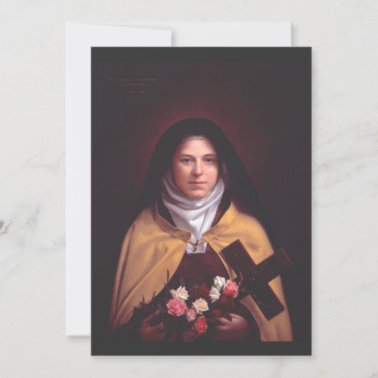 Sint Theresia van Lisieux Kaart (Voorkant)