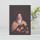 Sint Theresia van Lisieux Kaart (Staand voorkant)