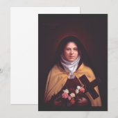 Sint Theresia van Lisieux Kaart (Voorkant / Achterkant)
