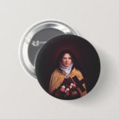 Sint Theresia van Lisieux Ronde Button 5,7 Cm (Voorkant /achterkant)