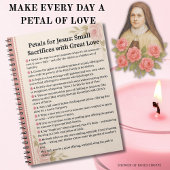 Sint-Theresienbloemblaadjes voor het katholieke of Notitieboek