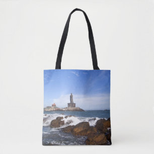 Sint-Thiruvalluvar-standbeeld Tamil Nadu, India Tote Bag