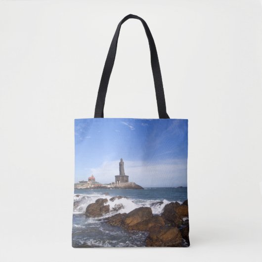 Sint-Thiruvalluvar-standbeeld | Tamil Nadu, India Tote Bag (Voorkant)