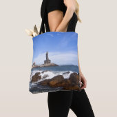 Sint-Thiruvalluvar-standbeeld | Tamil Nadu, India Tote Bag (Dichtbij)