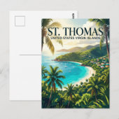 Sint-Thomas Amerikaanse Maagdeneilanden Briefkaart (Voorkant / Achterkant)