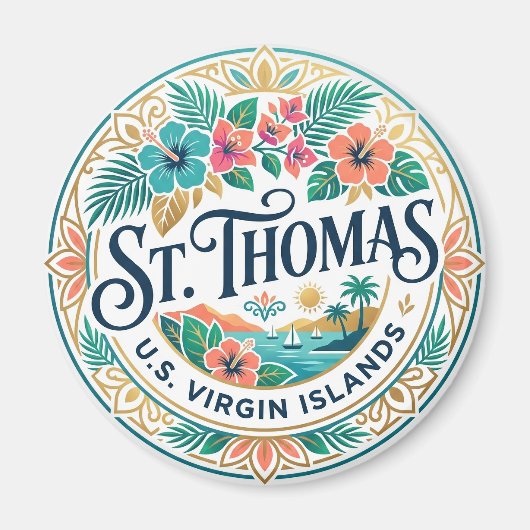 Sint-Thomas, Amerikaanse Maagdeneilanden Magneet (Voorkant)
