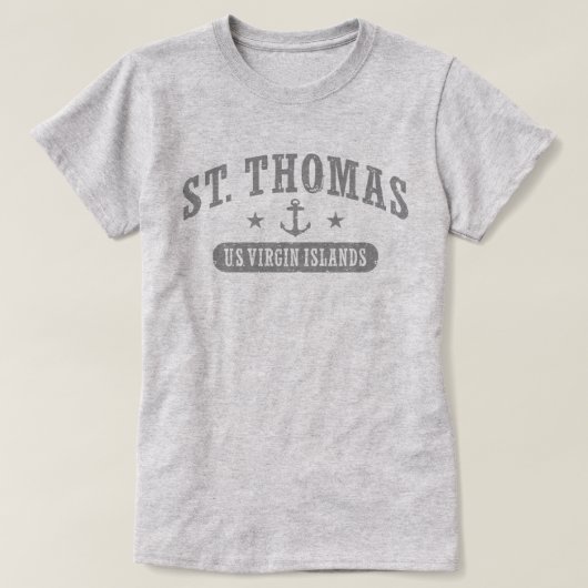 Sint Thomas Amerikaanse Maagdeneilanden T-shirt (Design voorkant)