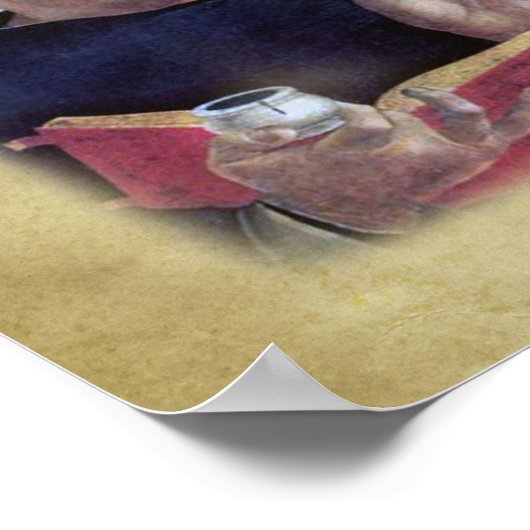 Sint Thomas Aquinas Prayer voor Zuiverheid. Poster (Hoek)