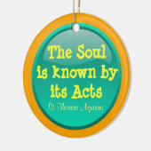 Sint-Thomas Aquinas-sieroog Keramisch Ornament (Links)