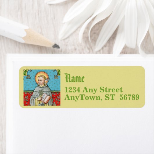 Sint Thomas Aquinas (VVP 002) Etiket (Insitu)