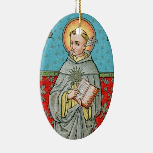 Sint Thomas Aquinas (VVP 002) Keramisch Ornament (Rechts)