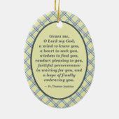 Sint Thomas Aquinas (VVP 002) Keramisch Ornament (Achterkant)