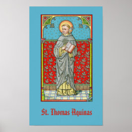 Sint Thomas Aquinas (VVP 002) Poster