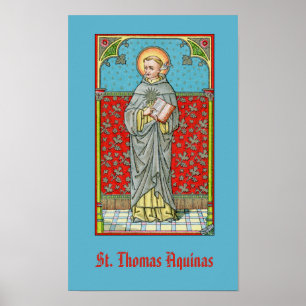 Sint Thomas Aquinas (VVP 002) Poster