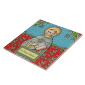 Sint Thomas Aquinas (VVP 002) Tegeltje (Zijkant)