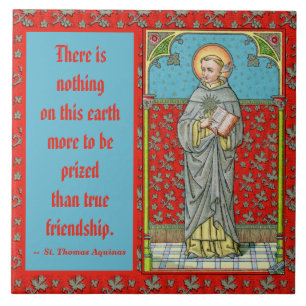 Sint Thomas Aquinas (VVP 002) Tegeltje