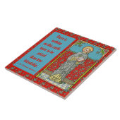 Sint Thomas Aquinas (VVP 002) Tegeltje (Zijkant)