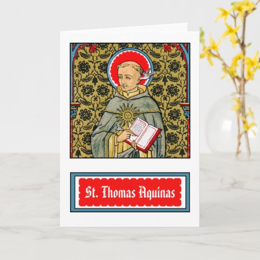 Sint Thomas Aquinas (VVP 003) Kaart (Gele Bloem)