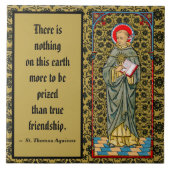Sint Thomas Aquinas (VVP 003) Tegeltje (Voorkant)