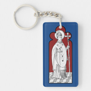 Sint Thomas Becket met een zwaard (M 033) Sleutelhanger