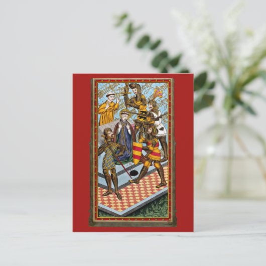 Sint Thomas Becket's martelaarschap (M 031) Briefkaart (Staand voorkant)