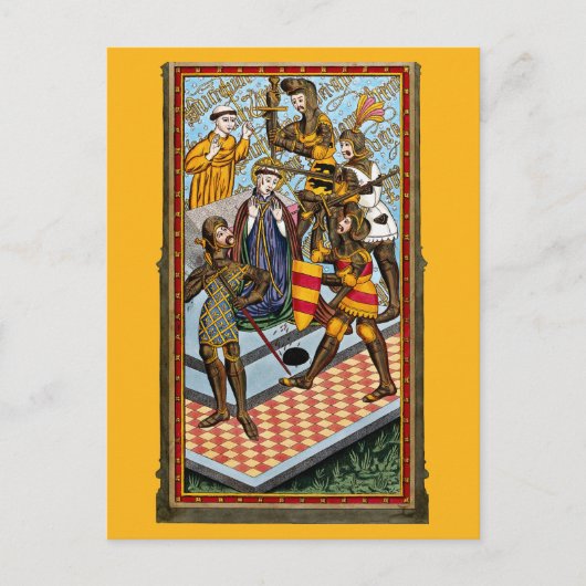 Sint Thomas Becket's martelaarschap (M 031) Briefkaart (Voorkant)