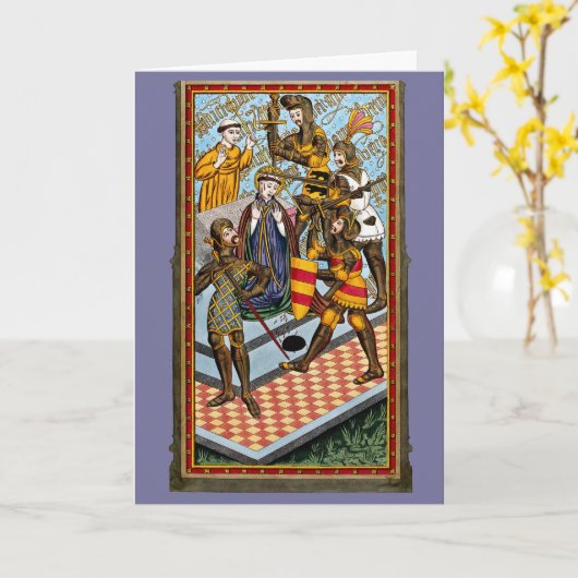 Sint Thomas Becket's martelaarschap (M 031) Kaart (Gele Bloem)