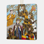 Sint Thomas Becket's martelaarschap (M 031) Keramisch Ornament (Links)